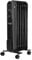 Russell Hobbs 1500W/1.5KW Oil Filled Radiator, 7 Fin Portable Electric Heater - Black, Adjustable Thermostat with 3 Heat Settings, Overheat Protection, 15m sq Room Size, 2 Year Guarantee RHOFR7004B