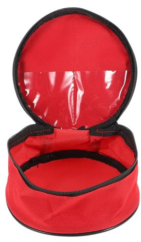 Toddmomy De Rangement pour Assiettes Rondes Pochette De Vaisselle Portable pour Camping Et Pique- Organisateur Pratique pour Ustensiles Et Couverts pour Activités Plein Air