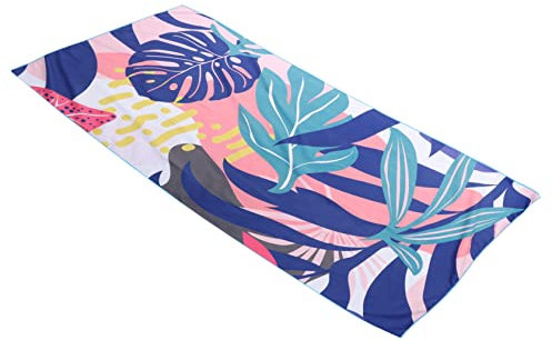 Cabilock 4piezas Toalla De Playa De Microfibra De Secado Rápido Doble Cara para Piscina y Camping Absorbente y Portátil