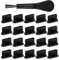 Xinjoduz 20 PCS USB C Dust Plug, Black Silicone USB C Port Cover Cap, Type C Anti Dust Plugs, Charging Port Cover Protection with Plastic Cleaning Brush for Most Type C Mobile Phone Tablet Accessories