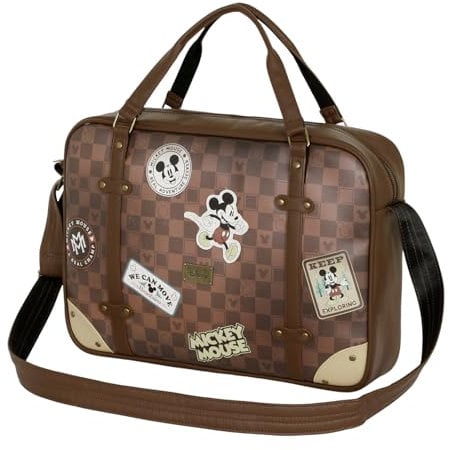 Disney Micky Maus Journey-Laptop Computertasche, Braun, 42 x 30 cm