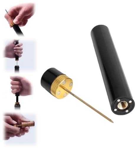 Needle Type Wine Bottle Opener,Air Pressure Wine Bottle Opener,New Easy Cork Remover Mini Corkscrew,Pocket Wine Opener,for Home, Restaurant, Party,Wine Lovers (Gold)