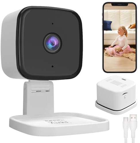 7links WLAN Kamera: Mini-2K-IP-Überwachungskamera, 4 MP, Nachtsicht, 360°-Halter (WiFi Kamera, Webcam, Indoor)
