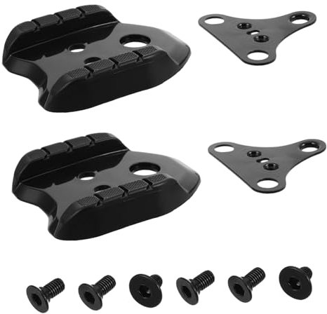 VICASKY 2stücke Stationär Schuh Konverter Stabilisieren Fahrrad Ersatz Straße Fahrrad Platte Radfahren Adapter Flach Klickpedal Schloss Zubehör Zyklus Pedal Clip Konvertieren Stabilisieren