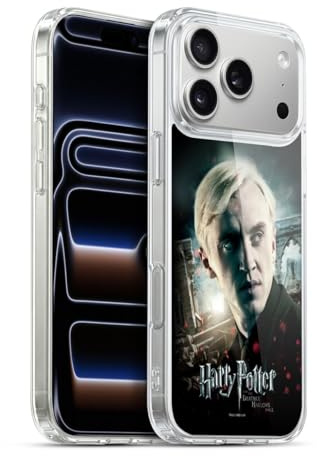 Head Case Designs Offizielle Harry Potter Draco Malfoy Deathly Hallows VIII Gel Handyhülle Hülle [Militärischer Schutzgrad] Kompatibel mit Apple iPhone 17 Pro Max