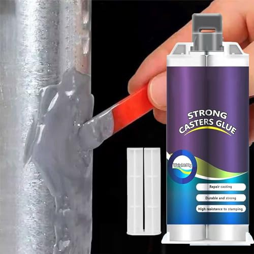 Soudure à Froid Metal,Pâte Réparation en Métal,Magic Welding Glue 50g AB Glue,Colle Metal Extra Forte,Soudure Magique Colle, Colles Époxy Métal,Metal Repair Glue,pour Réservoirs Carburant,Plomberie