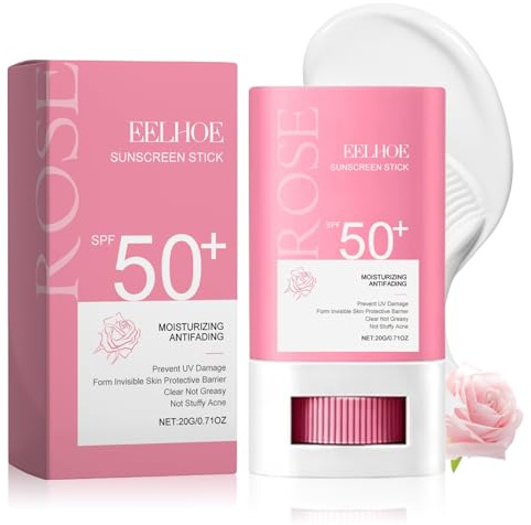 Stick Solaire 50 Visage, Sunscreen StickK, stick Solaire Hydratant | Respirant, Convient à Tous Les Types de Peau