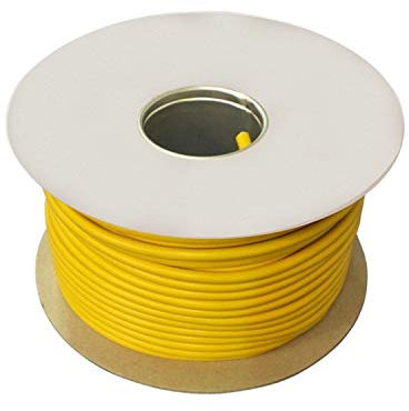 Ali's DIY 2.5 mm Arctic 3 Core Flex Cable - Yellow - 100 Metre Full Roll