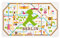AMPELMANN Nimmersatt - Frühstücksbrettchen - Berlin Netzplan spülmaschinengeeignet, säure- & Abriebfest, schnittfest