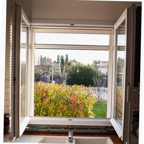 WERKA PRO Mosquitera Fija de Aluminio sin taladrar 130 x 160 cm