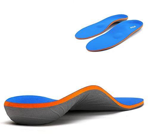 Semelles Orthopédiques Pour Soutien De La Voûte Plantaire Avec Absorption Des Chocs - Insert Pour Pieds Plats, Fasciite Plantaire Et Aide à Soulager Les Douleurs Du Pied Pour, Bleu-Taille 38-39