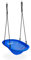 Relaxdays Unisex Jugend Nestschaukel Outdoor, für Kinder & Erwachsene, verstellbar, bis 100 kg, Garten Hängesessel 100 x 60 cm, blau, 1 Stück