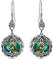 Celtic Tree of Life Earrings Sterling Silver Family Tree Dangle Drop Earrings with Birthstone Crystals, Birthday Jewellery Gifts for Women Her (Yellow)