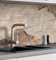 MyMaxxi Küchenrückwand Folie selbstklebend matt - einfache Montage ohne Bohren 0,4mm stark Versteift - Motiv Mauer 03-60cm hoch - Spritzschutz Küche Klebefolie - Fels Struktur 220 x 60cm