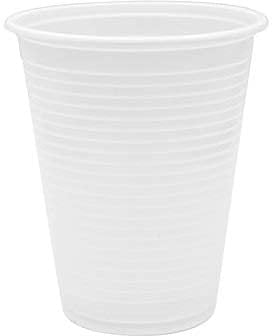 VIRSUS 1000 Bicchieri Bianchi in polistirene bicchiere per consumo Acqua Drink 200cc 10cf x 100 pezzi cadauna