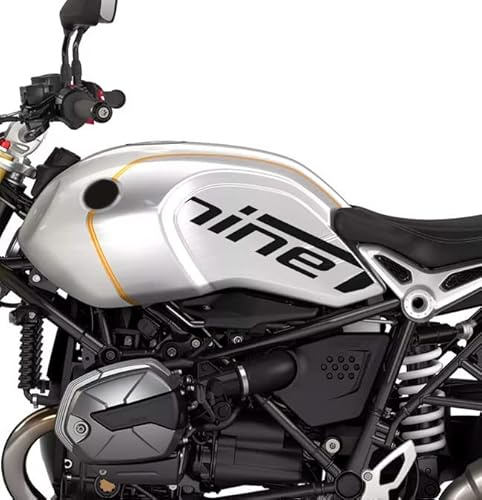 Seitliche Aufkleber-Set kompatibel mit BMW R Nine T Logo Style ADL-RNINET-LOGO (schwarz)