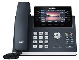 Yealink SIP-T46U IP-Telefon, kabelgebunden, Wandmontage, klassisches Grau