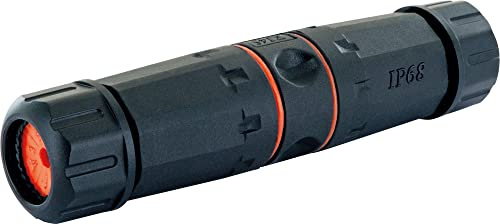 SCHWAIGER NWDK16 533 Netzwerkkabelverbinder Outdoor CAT 6A Ethernetkabel-Verbindung LAN-Kupplung Ethernet-Verbinder RJ45 Stecker IP68 wasserdicht