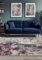 Nova NV23 Teppich, abstrakt, moderner Kunst, Farbeffekt, Senfbeere, Marineblau, Fuchsia, mehrfarbig, 160 x 230 cm, Marineblau