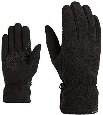 Ziener Herren IBERICO Freizeit- / Funktions- / Outdoor-Handschuhe | Fleece, atmungsaktiv, Black, S