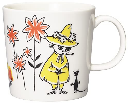 ARABIA Moomin Red Cross Tasse ABC Snufkin 2022, Weiß, Gelb, Rot (ARB801-1064951)