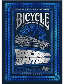 Murphy's Magic Supplies, Inc. Bicycle BTTF Spielkarten, Blau, Silber