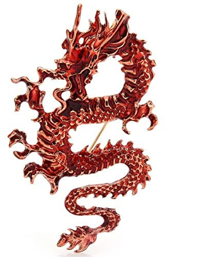 Danlai Dragon Broche Femmes Unique Animal Épinglette Unisexe Mode Poitrine pour Vêtements Corsage Accessoires