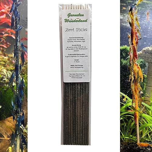 Garnelen Wunderland Shrimp Sticks Zimt 11 Stück/Lollies Lutscher Futter