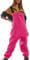 Minetom Salopette Femme Pantalon En Polaire Combinaison Sans Manches Décontracté Jumpsuit De Travail Avec Poches A Rose M