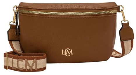 L.CREDI Damen Schultertasche/Umhängetasche MATILDA Braun Kunstleder, 99-Ohne Größen:-, Color:braun