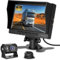 NHOPEEW 7 Zoll Rückfahrkamera Monitor Set mit 1080P Rückfahrkamera - IP69 wasserdicht/Super-Nachtsicht/Weitwinkel - Rückfahrkamera Set für LKW/Bus/Anhänger/Wohnmobile