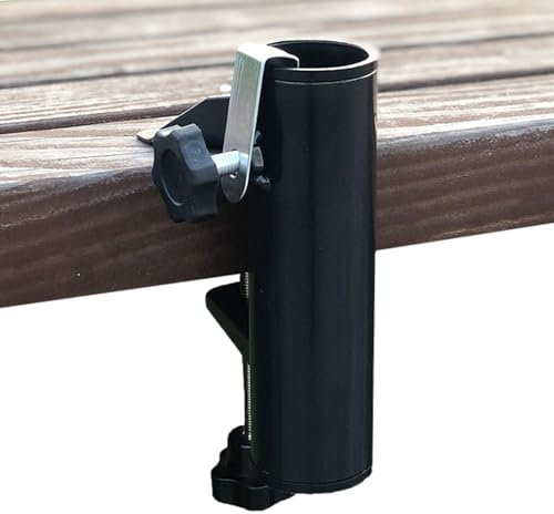 Umbrella Stand For Table, Umbrella Clamp For Deck Umbrella, Portable Umbrella Stand Parasols Holder Clamp For Chairs, Tables, Benches - Umbrella Bracket Deck Mount For Parasols