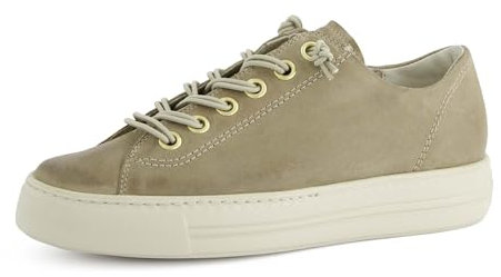 Paul Green Damen, Frauen Low-Top Sneaker,Freizeitschuhe,Turnschuhe,Laufschuhe,schnürschuhe,schnürer,Plateausohle,Beige (JA),38.5 EU / 5.5 UK