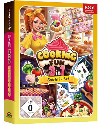 Cooking Fun 3in1 Spiele Paket - Match 3 und Solitaire für Windows 11, 10, 8.1, 7