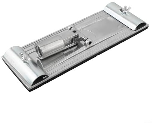 Schleifpapierhalter aus Aluminiumlegierung für Handschleifer, für Industrie- und Haushaltsprojekte, kompatibel mit Teleskopstangen (Innengewinde)