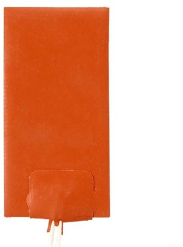 Honseadek 12V DC Silicone Riscaldamento Pad 15W Flessibile Olio Resistente Mat Riscaldamento Veloce Trasferimento Termico Anti Condensa Riscaldamento per Motore Attrezzature Industriali