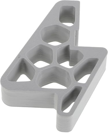 OUNONA Door and Window Security Stopper Wedge in Grey Plastic, Heavy-Duty No-Drill Blocker for Garage and Balcony Doors Easy Installation Design