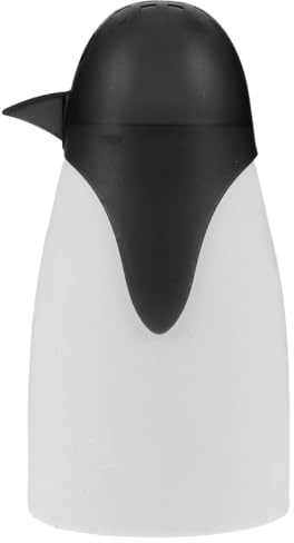 SILENRADAWN Microwave Steam Cleaner Penguin Shape Bottle Easy Add Vinegar Water Steamer for Microwave Refrigerator Cute Kitchen Gadget for Household Cleaning Essentials and Fun Home Gifts