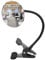 Ampper Clip On Security Mirror, Convex Cubicle Mirror für persönliche Sicherheit und Sicherheit Desk Rear View Monitors oder überall (3.35, Round)