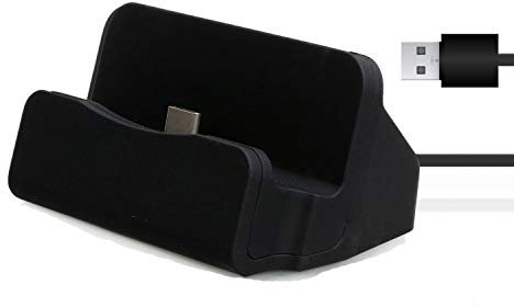 YooGoal USB Type C Charging Dock, Type-C Docking Station Fast Charger & Sync Stand for All USB-C MobilePhones and More USB C Devices - Black