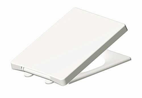 Grünblatt WC Sitz 515207 passend zu Keramag Preciosa II, Absenkautomatik und abnehmbar zur Reinigung, Duroplast, weiß…