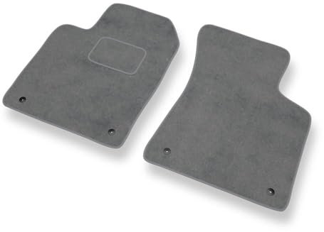 Mossa - Fußmatten Auto kompatibel mit Audi TT I 8N (1998-2006) - Premium Velours graue Automatten Autoteppiche 2