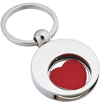 Jadani Schlüsselanhänger 'My Love' mit Einkaufswagenchip Herz