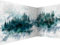 murando Eckfototapete Wald 550x250 cm Vlies Tapeten Wandtapete XXL Moderne Fototapete Wanddeko Design Wand Dekoration Wohnzimmer Schlafzimmer Büro Flur Landschaft Natur Bäume Vogel wie gemalt