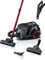 Bosch Electroménager Série 6, BGS41POW1, aspirateur traîneau sans Sac, capacité de 2,4L, variateur de Puissance à la poignée, Rayon d'action de 10 m, Niveau sonore 72 DB, Noir
