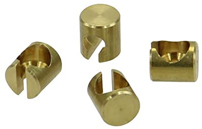 4x Bowdenzug Lochnippel Hohlnippel 8x9 mm geschlitzt kompatibel mit Puch Hercules Kreidler Zündapp Mofa Moped Mokick