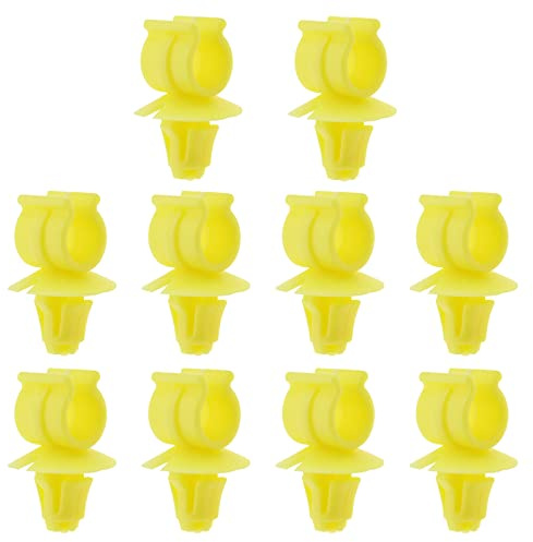 10 Stück Motorhauben-Stützstangen-Clips Ersatz 795059 Kompatibel mit Citroen Berlingo C3 C4 Kompatibel mit Peugeot 207 208 3008 301 308 Motorhaubenhalter-Clips