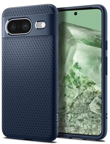 Spigen Liquid Air Hülle Kompatibel mit Google Pixel 8 -Navy Blue