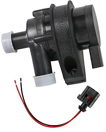 Auxiliary Cooling Water Pump With Plug Compatible With A3 A4 TT,VW Beetle Jetta Passat Tiguan CC Eos Golf GTI - 2.0T Engine Replace 1K0965561J
