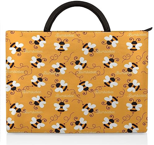 Bee Honey Laptop Sleeve Compatible 15-17 In Notebook Bumble Bee Laptop Bag for Women Men Carrying Case Bag Briefcase Laptop Briefcase Bag
